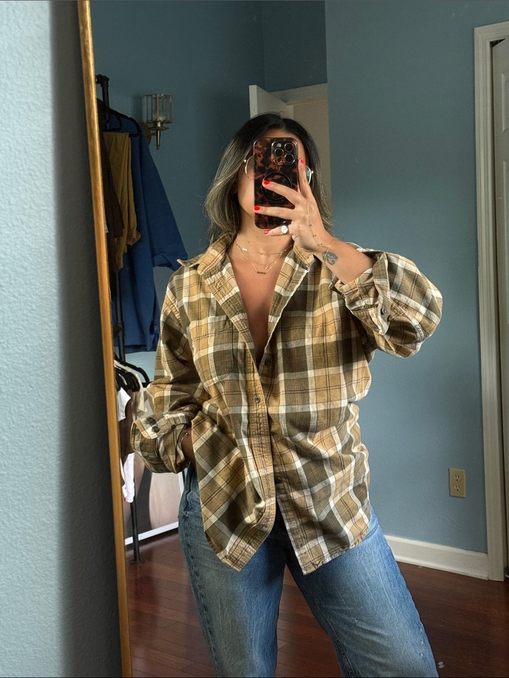 vintage LL Bean Plaid Shirt